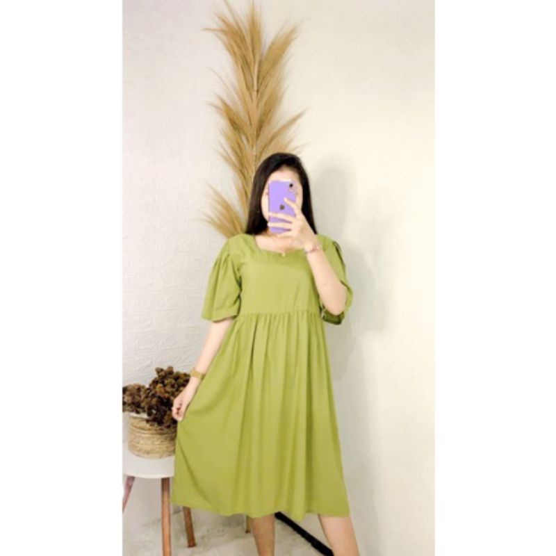 DRESS ZASKIA SABRINA/DRES KEKINIAN BIG SIZE/NINDI DRES