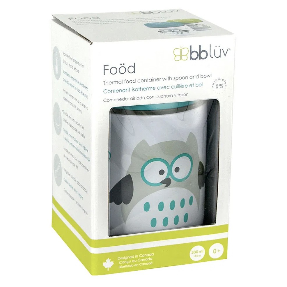 Bbluv - Thermal Food Container with Spoon