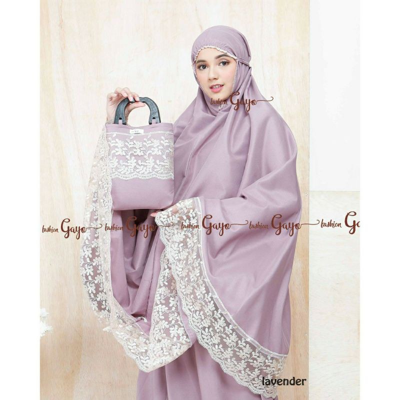 Mukena Katun Polos Saleena Series Fashion Gayo
