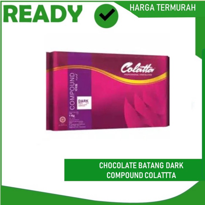 

Ht62D Colatta Dark Chocolate Compound 1Kg Ht5Hh