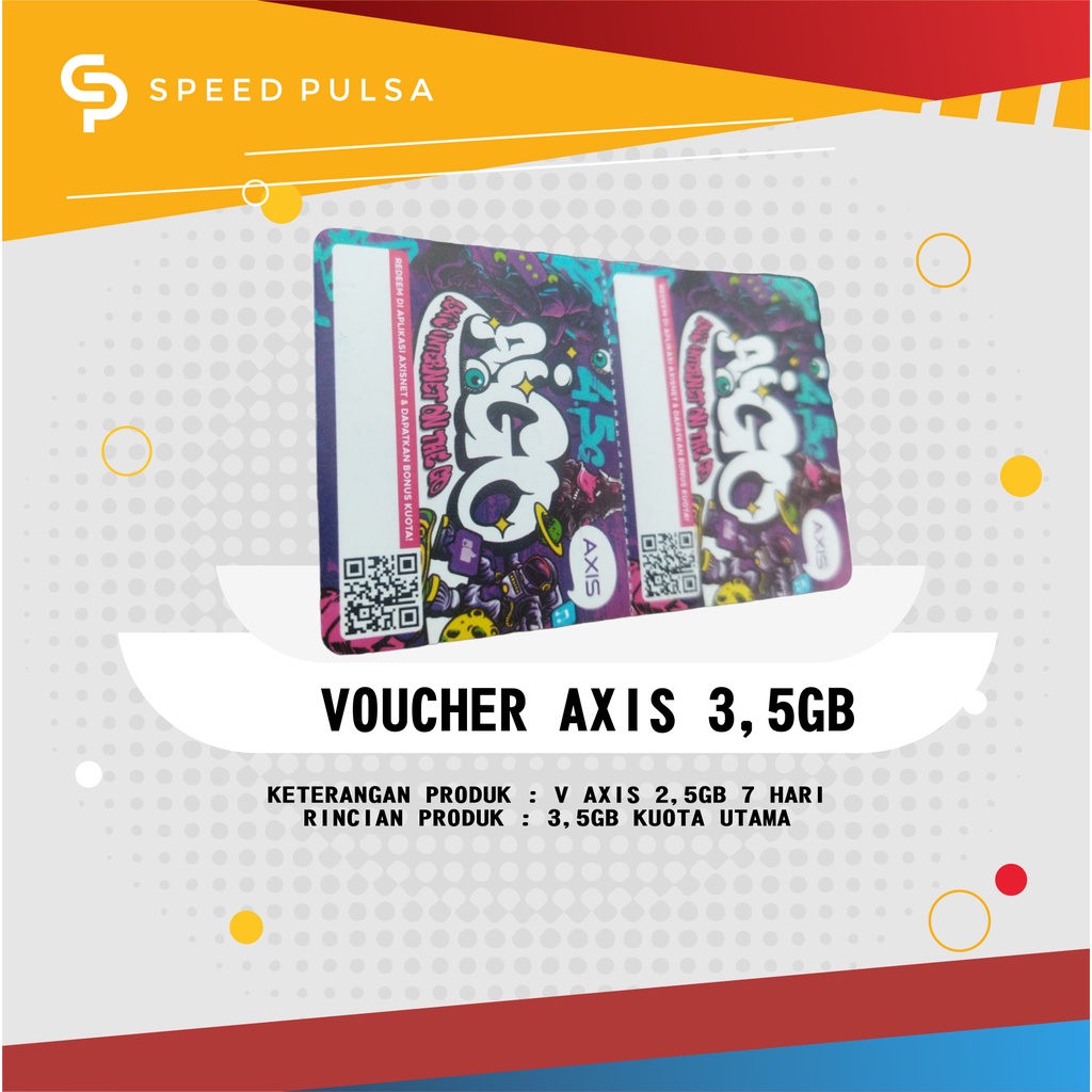 Voucher Axis 3,5GB 7Hari