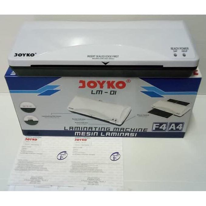 

BARANG BARU JOYKO LM 01 size A4 & F4 / Mesin Laminating / Laminator Low Watt LM01