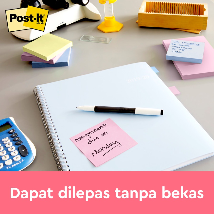 POST IT 3M 654-1MP Original Millennial Pink 76x76 1 Pad 100 Lembar