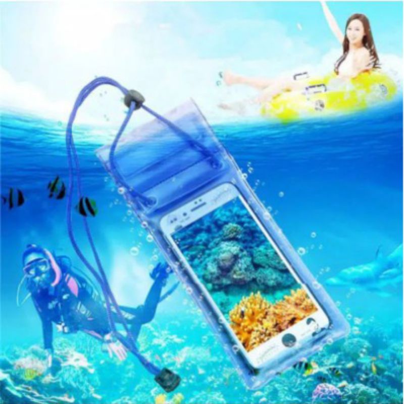 Waterproof Case HP Ukuran XL Sarung HP anti Air