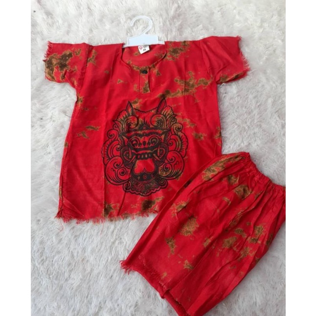 Setelan Anak Baju Barong Bali , Setelan Baju Barong Bali-3