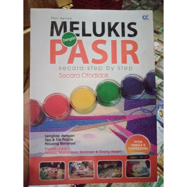 MELUKIS PASIR secara step by step/secara otodidak