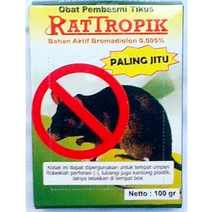 RATTROPIK Racun tikus RATTROPIK umpan tikus