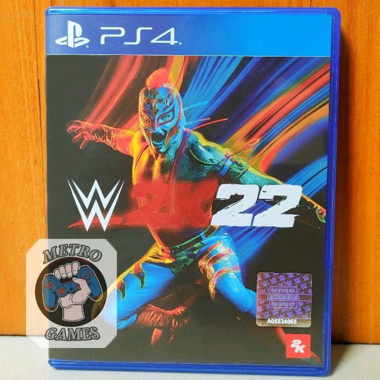 WWE 2K22 PS4 Playstation 4 Kaset WW 2K22 PS 4 5 CD BD Game Games W2K22 2K 22 WW2K22 Smackdown Region 3 Asia Reg 3 Ps4 ps5 W2022 wwe 2022 smack down pain ring