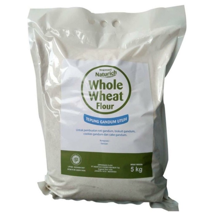

PROMO [COD] BOGASARI NATURICH WHOLW WHEAT FLOUR 5 KG