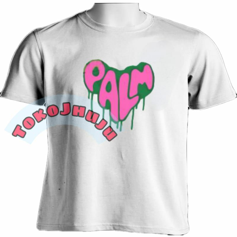 Baju Kaos NCT Dream Mark Palm printing Hijau pink