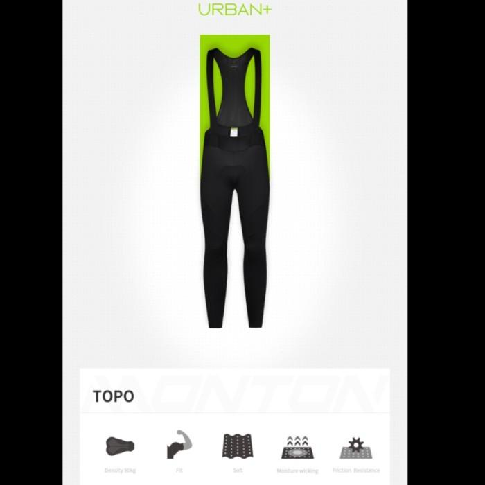 Jerce | Celana Bib Panjang Mens Monton Urban Topo / Cycling Bib Tights Men