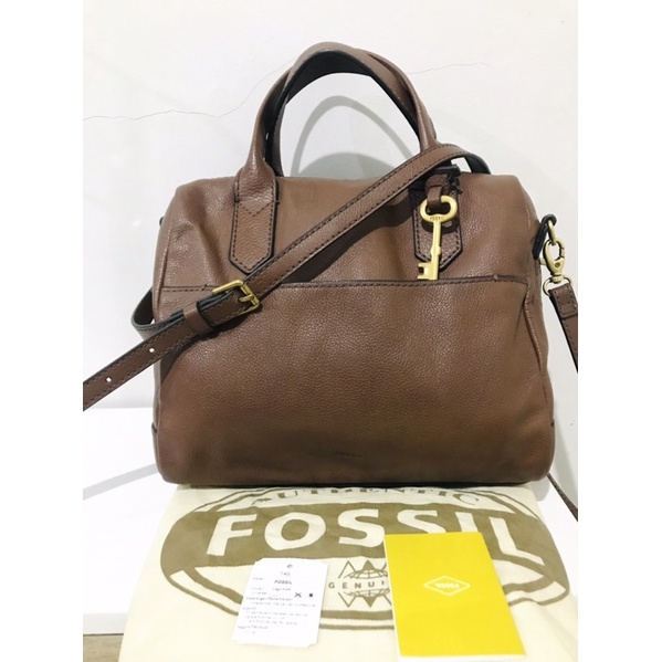 Sling bag Fiona Satchel Brown Fossil PL