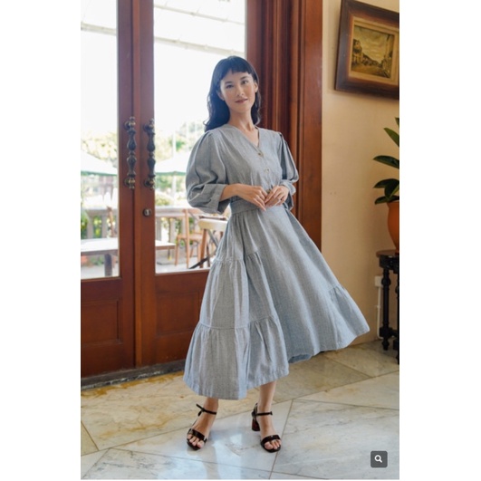 MARGIE Dress in Gentleman Blue Maven