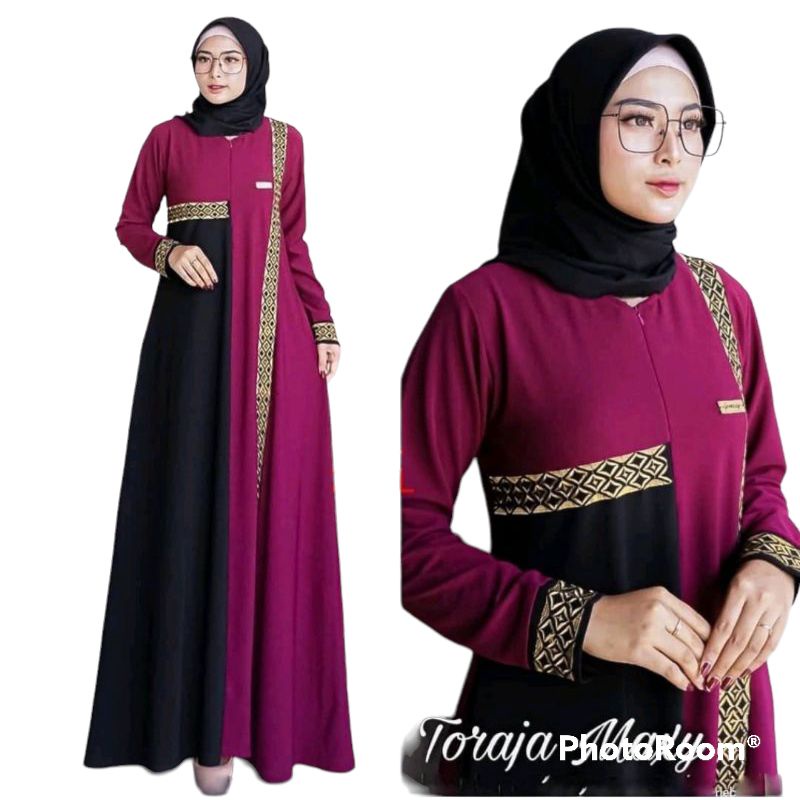 gamis terbaru 2023 simple etnis toraja  maxi ada ukuran L sampai 5L
