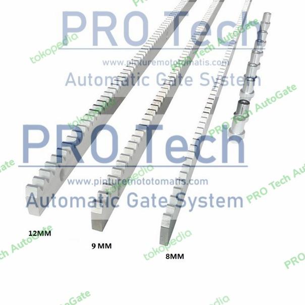 Rel Pintu Sliding Gerbang Otomatis Gear Rack