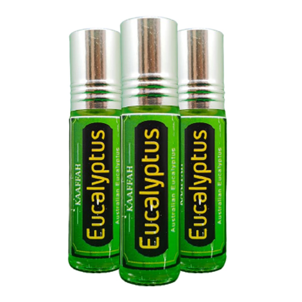 Eucalyptus Cap Kaffah Herbal - 3 Botol 8ml - Minyak Ekaliptus