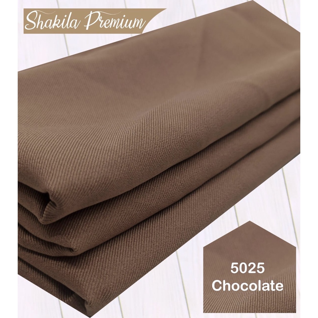 Multi Kain Shakila Shakila sakila sakilla premium lebar 1.5 meter-5025 chocolate