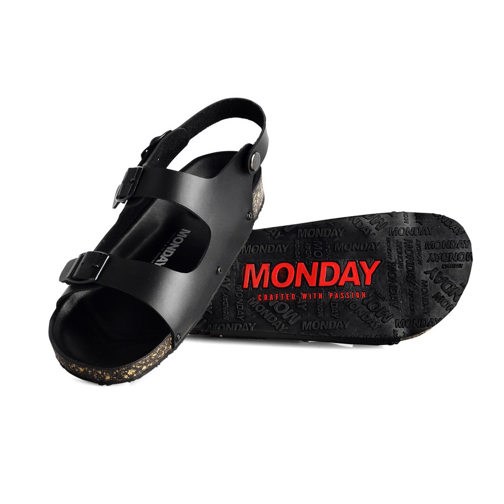 ZORA BLACK |ManNeedMe x Monday| Sandal Jepit Pria Casual ORIGINAL