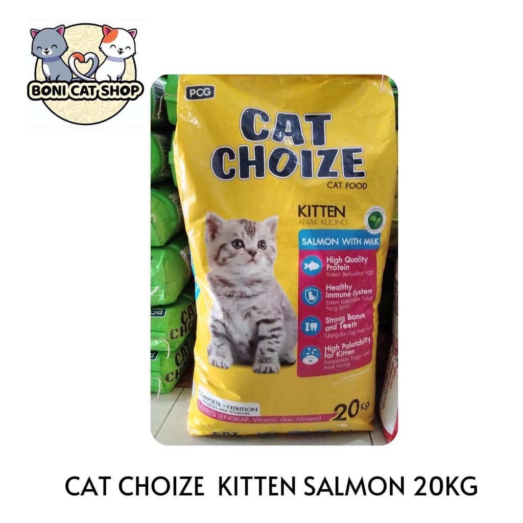 CAT CHOIZE KITTEN SALMON 20KG GOJEK
