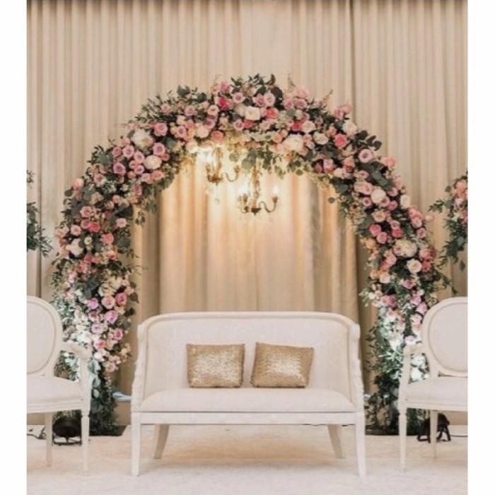 Pergola Lengkung Besi Dekorasi