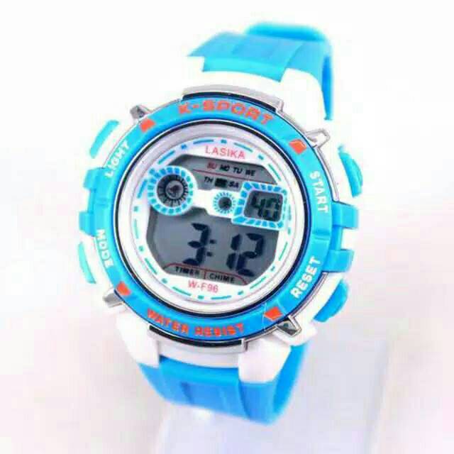 Jam Tangan Unisex Wanita Sport Lasika Anti Air F-96