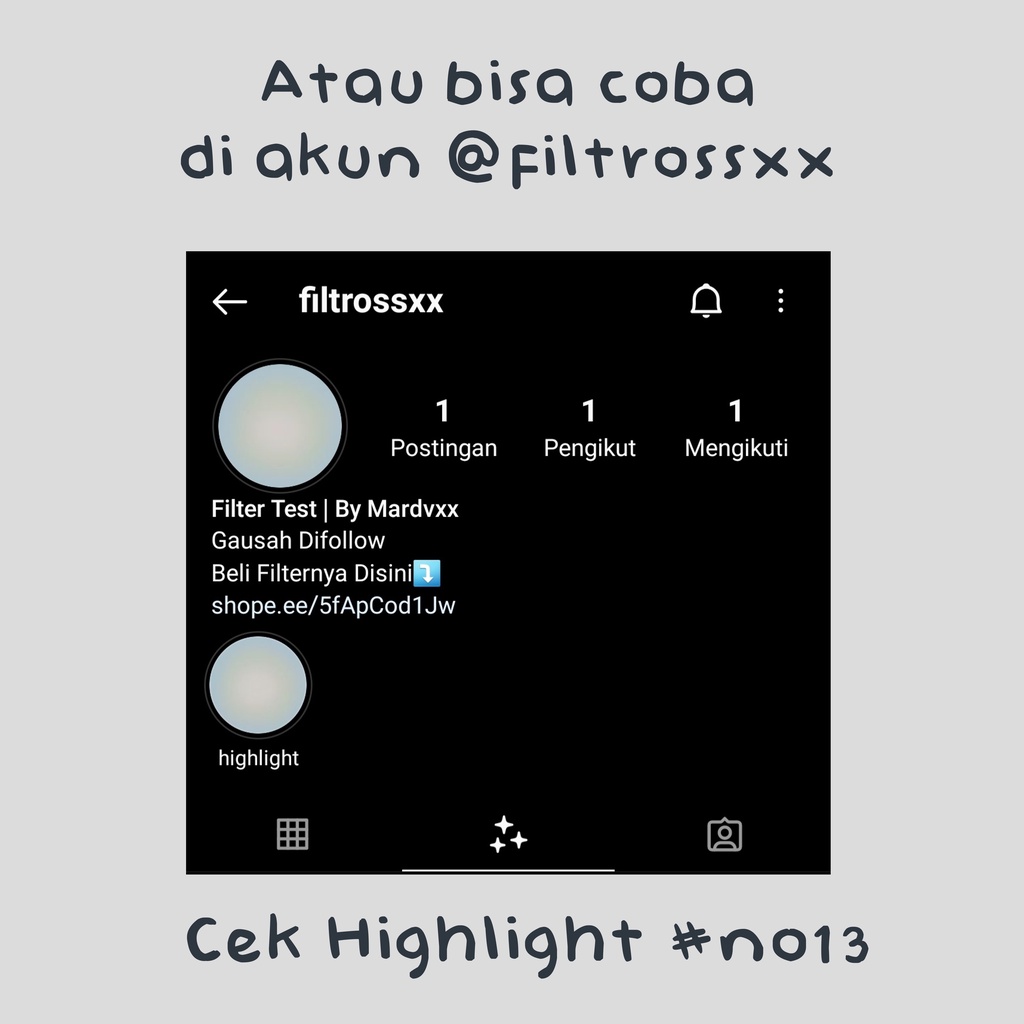 FILTER INSTAGRAM - QUIEL ( by @username kamu &amp; Nama Filter Bisa Diubah)