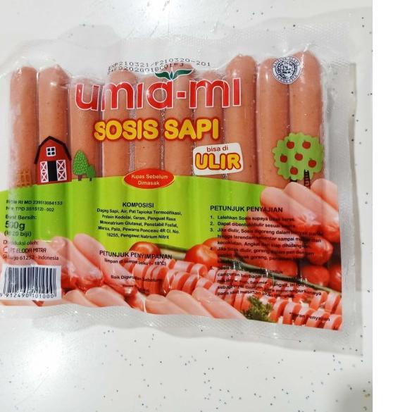 

✹ Umiami By Bernardi Sosis Sapi Ulir 20 pcs 500gr ✭