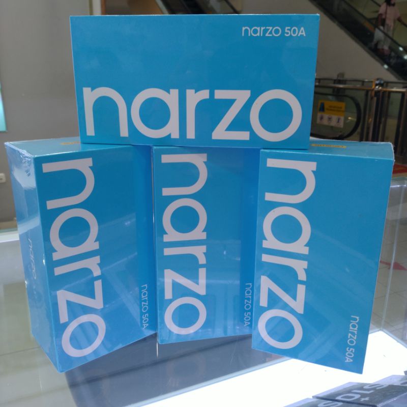 Realme Narzo 50A 4/64GB , 4/128GB Garansi Resmi 1 Tahun