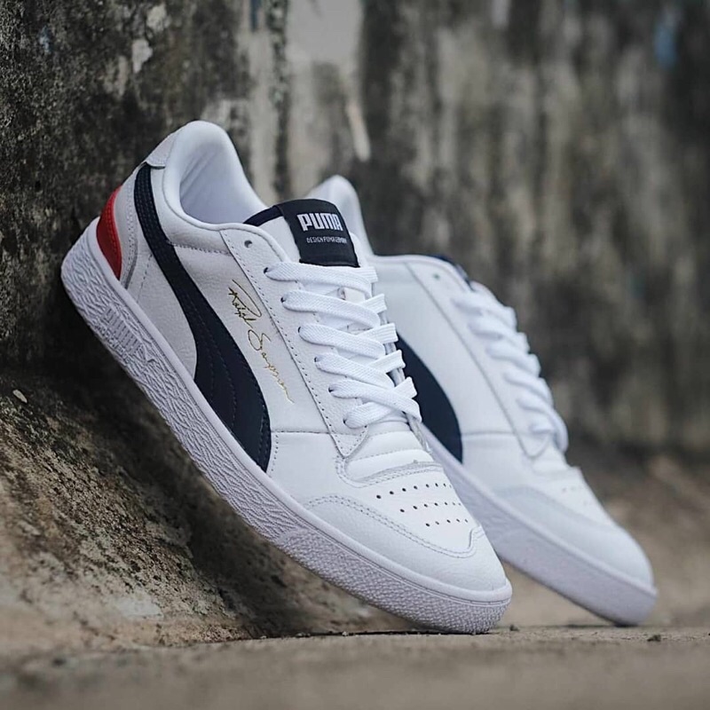 PUMA RALPH SAMPSON LOW WHITE/PECOAT/RED (100%) Original