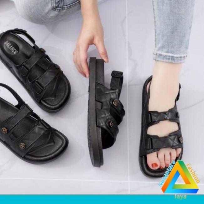 ☑ Sandal Gunung Kekinian - Sendal Wanita Kekinian - Sandal Balance T 1728 ➽