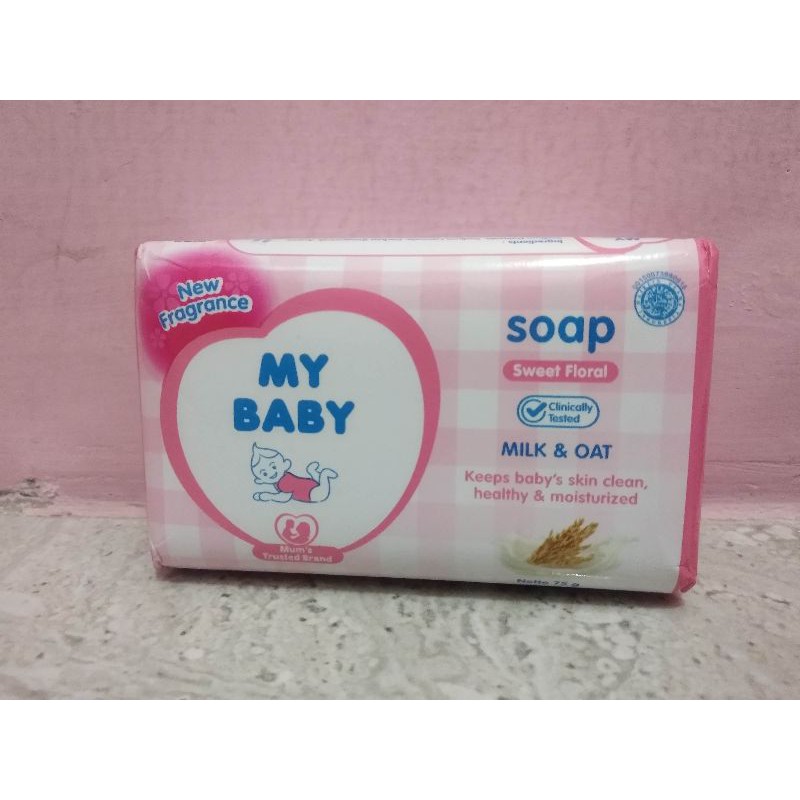 MY BABY SOAP SOFT &amp; GENTLE, SWEET FLORAL, FRESH Fruity 75g