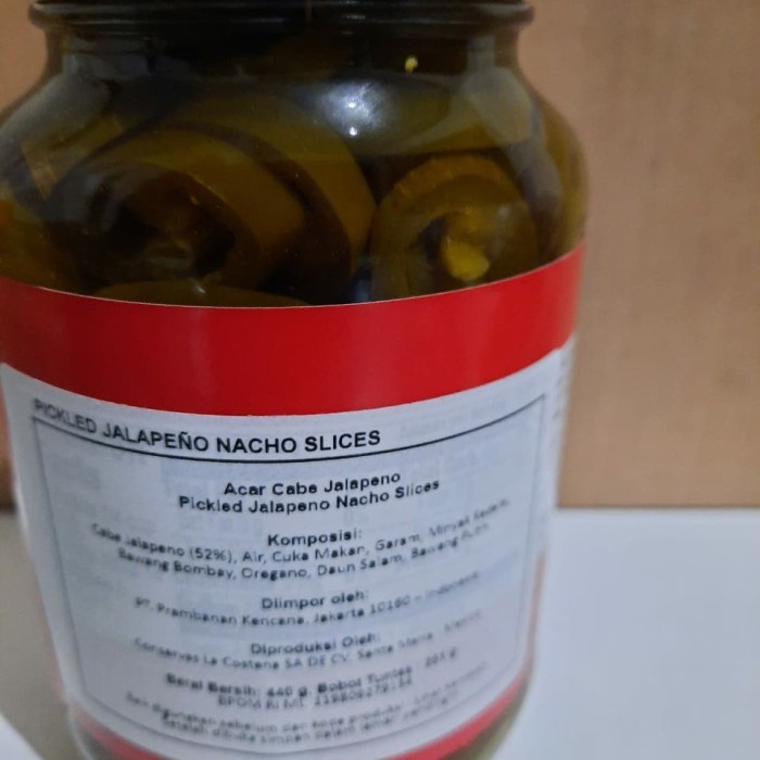 

Gg01Hh La Costena-Nachos Pickled Jalapeno Slice/Acar Jalapeno Iris 400Gram Ds01Gkk