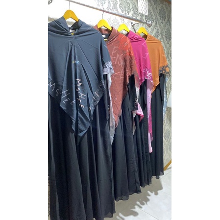 Ready Syarii set khimar printing by Mshee set