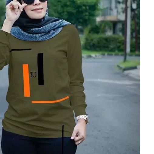 Atasan Wanita Zolaqu/ Kaos ZOLAQU Lengan Panjang Wanita terbaru 2021 / Kaos Lengan Panjang/