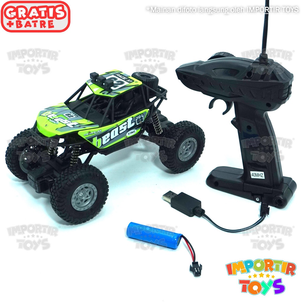 Mobil Offroad RC Car Remote Control Rock Crawler Mainan Anak