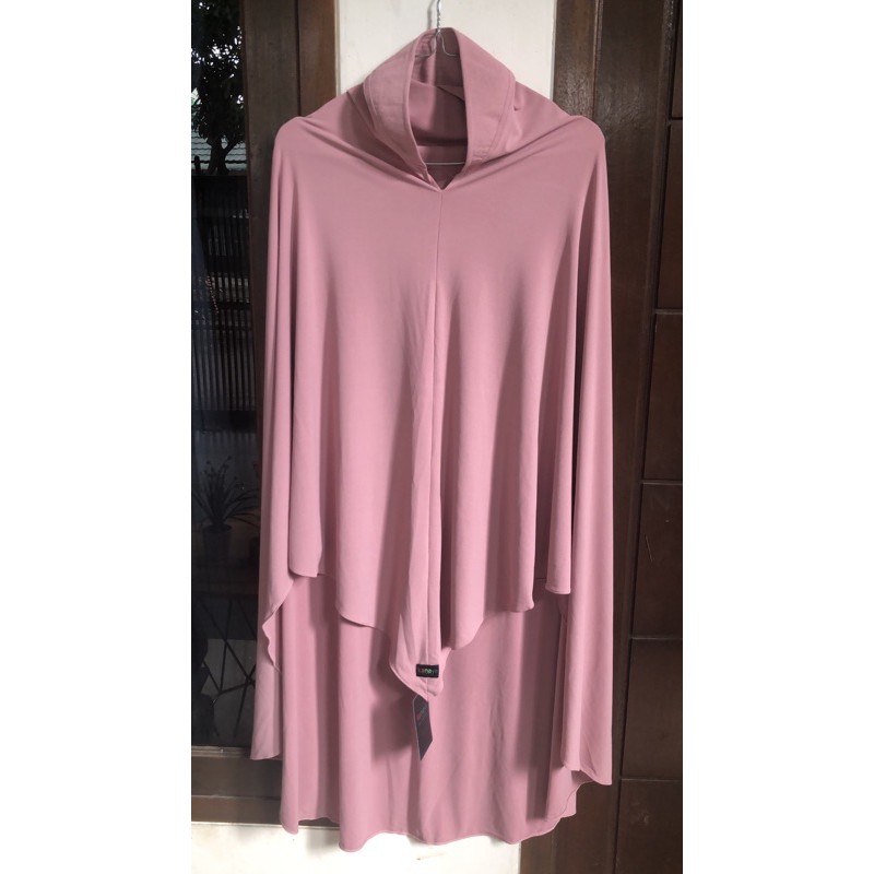 Khimar Daily shifa dusty pink by Kanaya