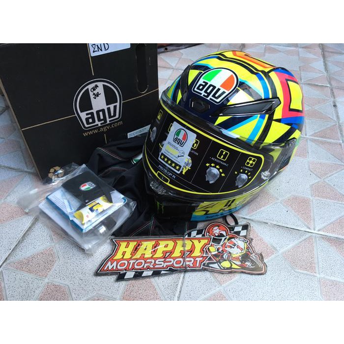 HELM FULLFACE AGV PISTA GPR SOLELUNA 2016 CARBON ML (59-60CM) EUROFIT