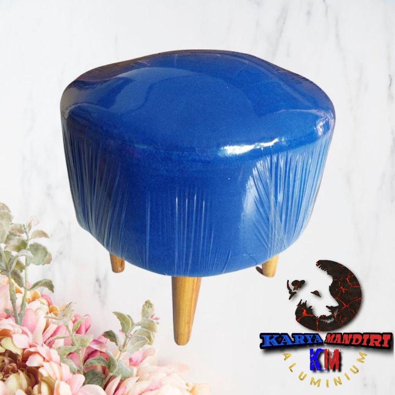 SOFA STOOL / SOFA KOTAK / KURSI STOOL TINGGI 45CM -BULAT