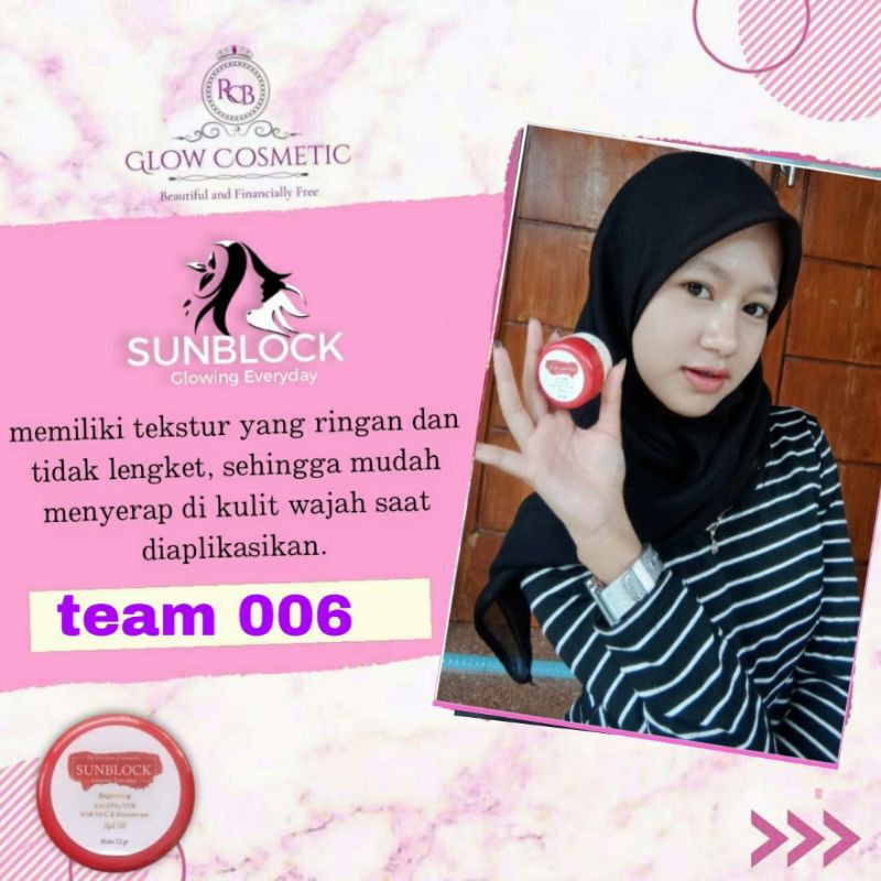 Terlaris... (Cod) Sunscreen Rcb Glow Original 100% Sunblock Plus Foundation Rcb Glow Bandung