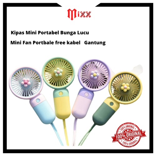 Kipas Angin  Mini Genggam Portable Mini Fan Portable USB Cute