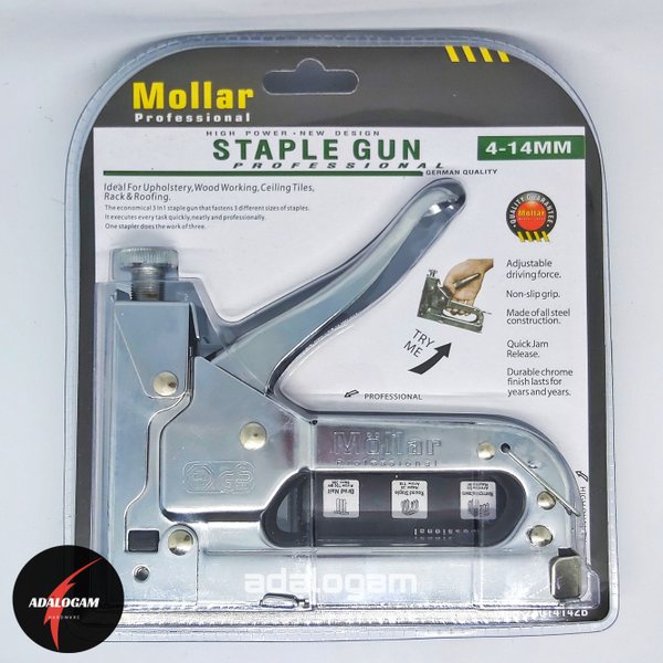 

Dijual Mollar Staples Gun Tacker 3 in 1 - Staple Jok Tembak Hekter 3 Way Diskon