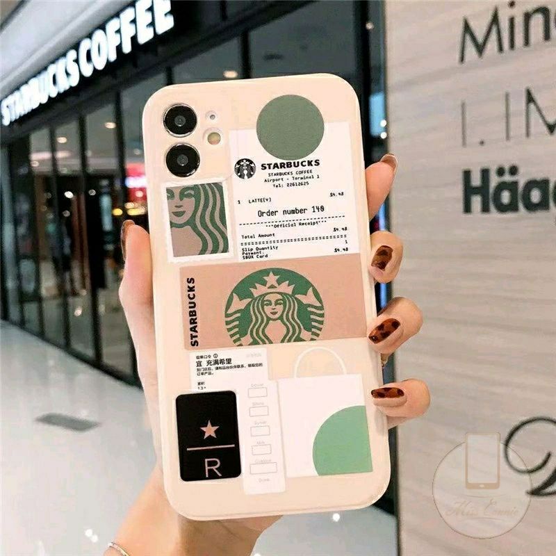 Softcase Motif Karakter Starbucks New Realme 5 Pro, Realne 7i, C20/C11 2021, C15, C25, Realme 8 5g, 