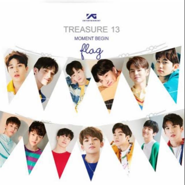 FLAG BENDERA TREASURE YG ENTERTAINMENT READY FREE PITA