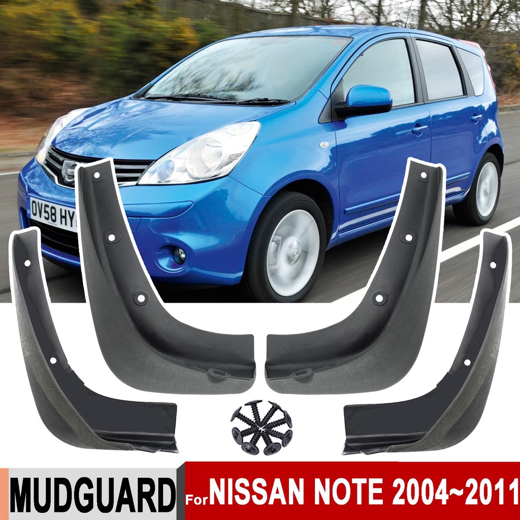 1 Set Mud Flap Pelindung Splash Untuk Nissan Note E11 Gen 1 2004-2007 2008 2009 2010 2011 Fender