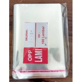 Plastik Perekat Lami 8 x 10 | Plastik Berperekat | Plastik OPP