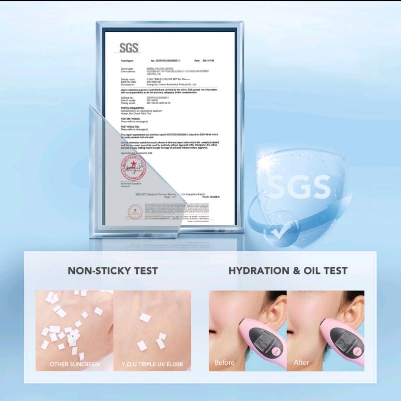 YOU SUNSCREEN TRIPLE UV ELIXIR SPF 50+ PA++++ 10ML &amp; 30ML