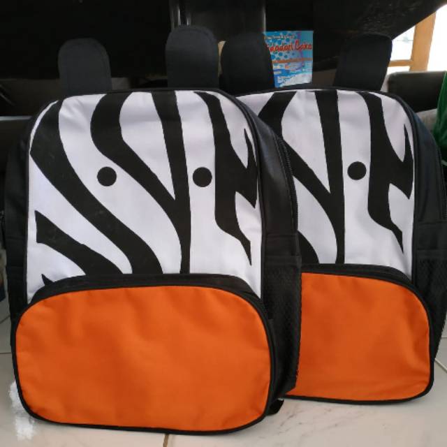 Tas anak ransel zebra