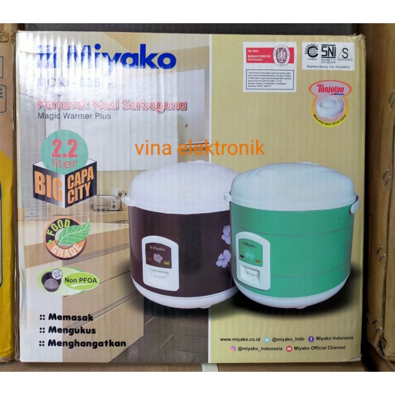 Magic com miyako 2,2 liter memasak