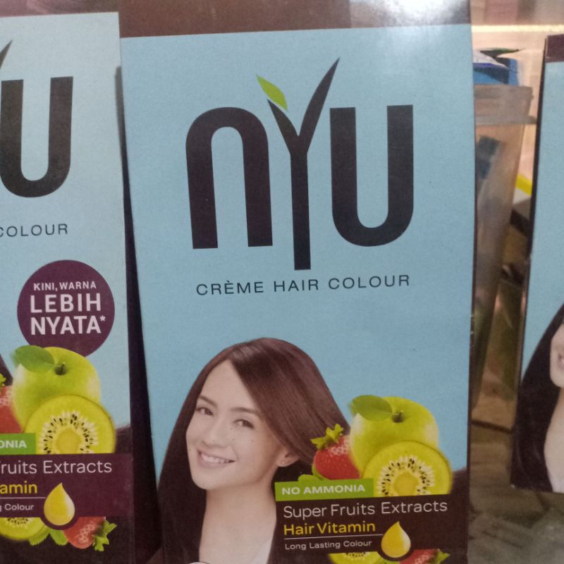 Nyu semir rambut warna Natural brown 30gr