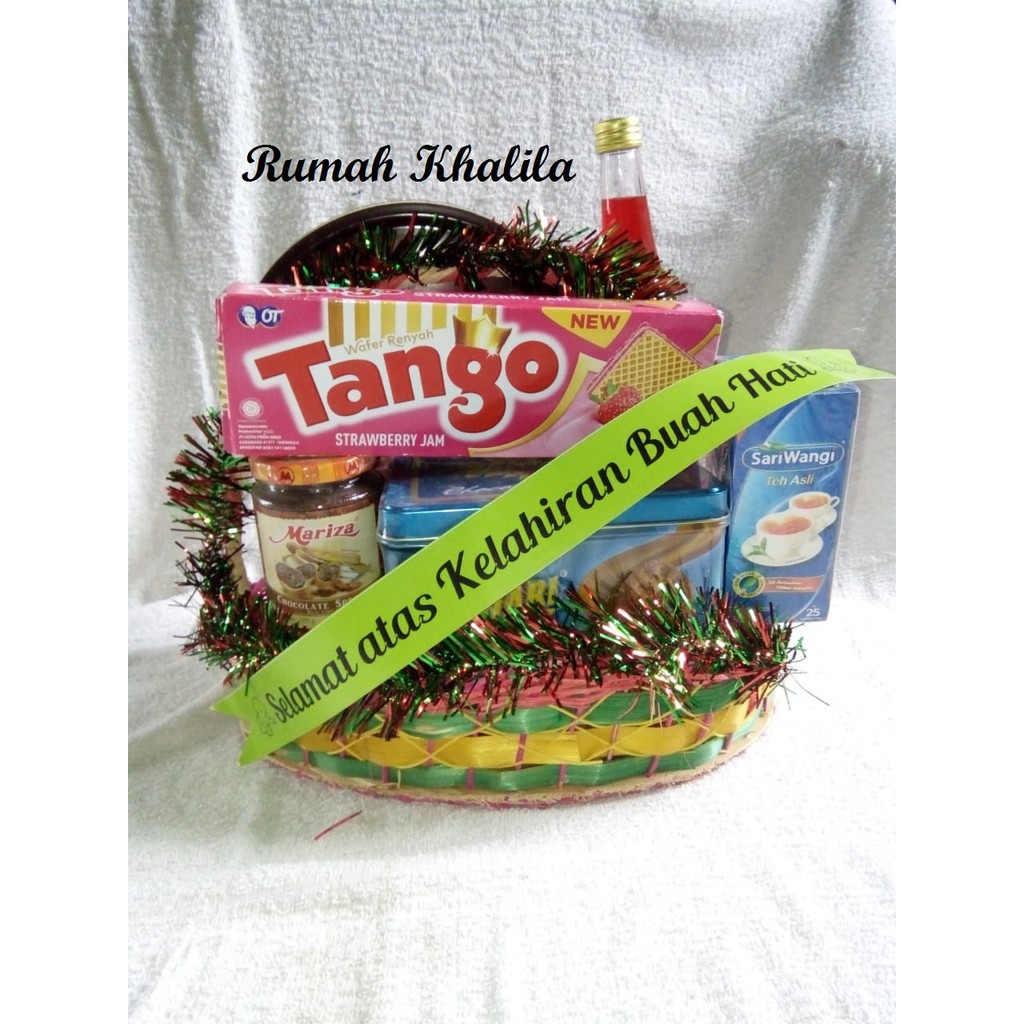 Parcel Makanan Free Slempang Ucapan Selamat atas Kelahiran 02 makanan sehat murah